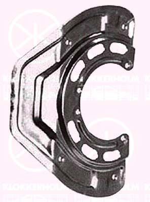 Splash Guard, brake disc KLOKKERHOLM 5077379