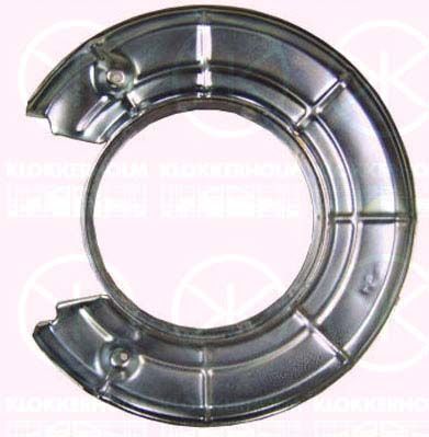 Splash Guard, brake disc KLOKKERHOLM 5077879