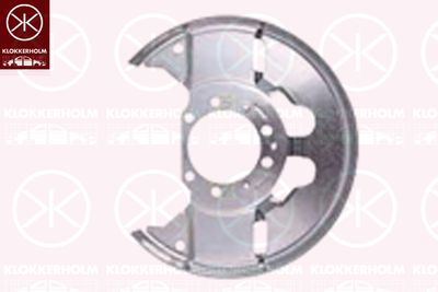 Splash Guard, brake disc KLOKKERHOLM 5078370