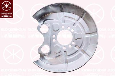 Splash Guard, brake disc KLOKKERHOLM 5078870