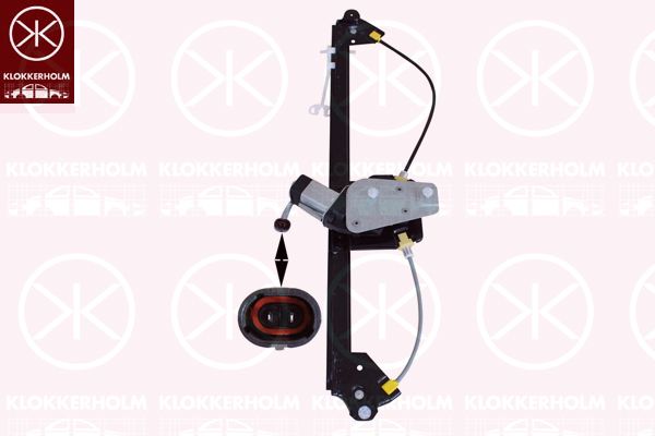 KLOKKERHOLM 50891101 Window Regulator