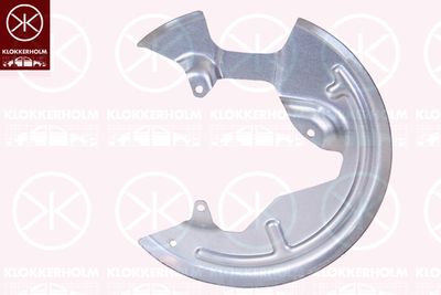 Splash Guard, brake disc KLOKKERHOLM 6033377