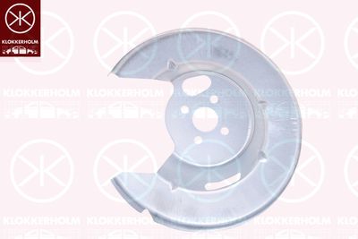 Splash Guard, brake disc KLOKKERHOLM 6037877