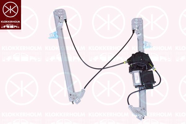 KLOKKERHOLM 60411801 Window Regulator
