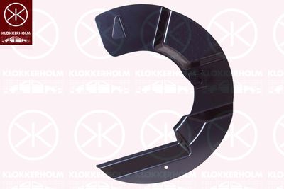 Splash Guard, brake disc KLOKKERHOLM 6416378