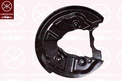 Splash Guard, brake disc KLOKKERHOLM 6614876