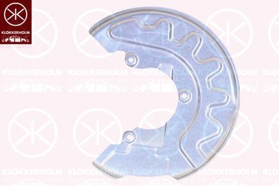 Splash Guard, brake disc KLOKKERHOLM 7516375