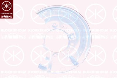 Splash Guard, brake disc KLOKKERHOLM 8109377