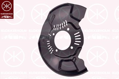 Splash Guard, brake disc KLOKKERHOLM 8128374