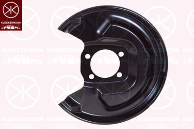 Splash Guard, brake disc KLOKKERHOLM 8155877