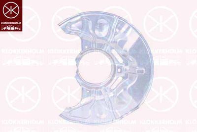 Splash Guard, brake disc KLOKKERHOLM 8161378