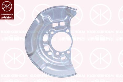 Splash Guard, brake disc KLOKKERHOLM 8177378