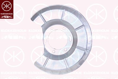 Splash Guard, brake disc KLOKKERHOLM 9009879