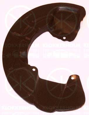 Splash Guard, brake disc KLOKKERHOLM 9036377