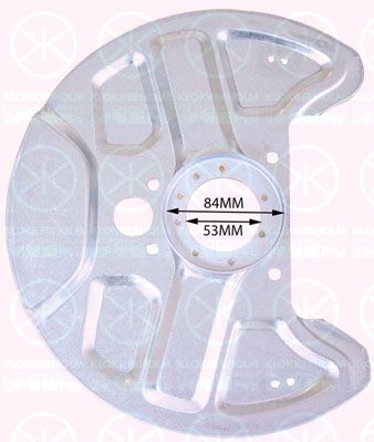 Splash Guard, brake disc KLOKKERHOLM 9040371