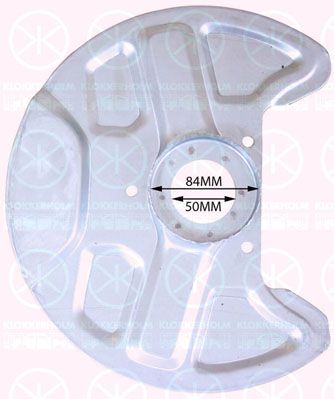 Splash Guard, brake disc KLOKKERHOLM 9040373