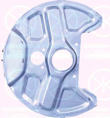 Splash Guard, brake disc KLOKKERHOLM 9045370