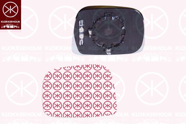 KLOKKERHOLM 90571061 Mirror Glass, exterior mirror
