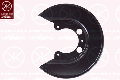 Splash Guard, brake disc KLOKKERHOLM 9523870