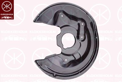 Splash Guard, brake disc KLOKKERHOLM 9534876