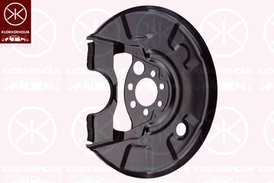 Splash Guard, brake disc KLOKKERHOLM 9538878