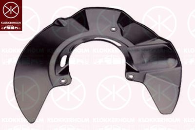 Splash Guard, brake disc KLOKKERHOLM 9568378