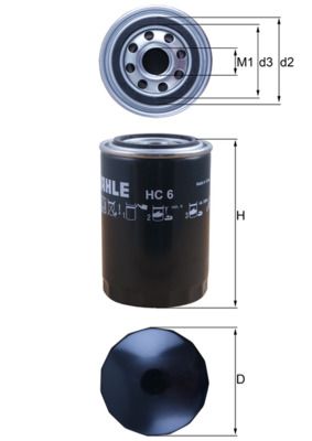 KNECHT HC 6 Filter, operating hydraulics