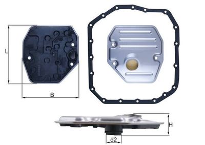 Hydraulic Filter, automatic transmission KNECHT HX 265D