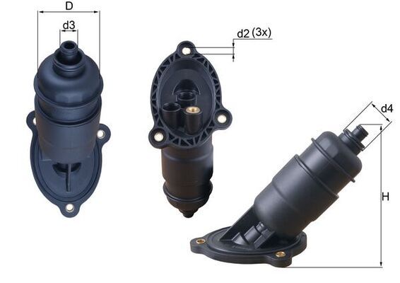 KNECHT HX 155 Hydraulic Filter, automatic transmission
