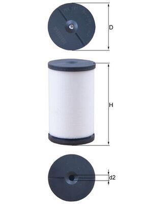 KNECHT HX 191 Hydraulic Filter, automatic transmission