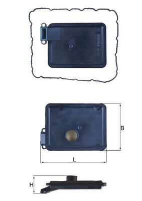 Hydraulic Filter, automatic transmission KNECHT HX 254D