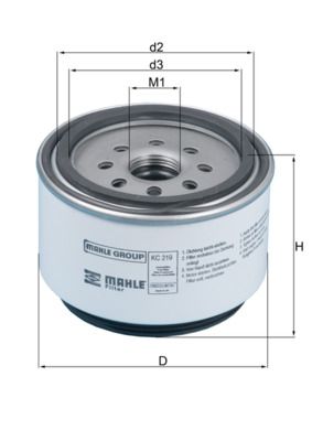 Fuel Filter KNECHT KC 219