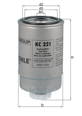 Fuel Filter KNECHT KC 221