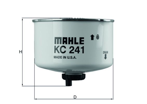 KNECHT KC 241D Fuel Filter