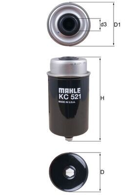 Fuel Filter KNECHT KC 521