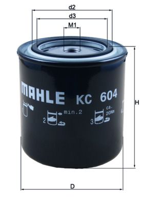 KNECHT KC 604 Fuel Filter