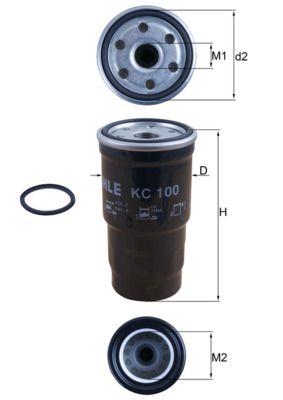KNECHT KC 100D Fuel Filter