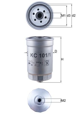 KNECHT KC 101/1 Fuel Filter