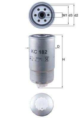 KNECHT KC 182 Fuel Filter