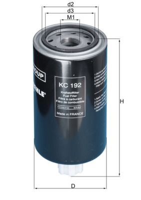 KNECHT KC 192 Fuel Filter