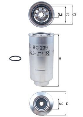 KNECHT KC 239D Fuel Filter