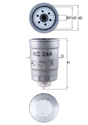 KNECHT KC 244 Fuel Filter