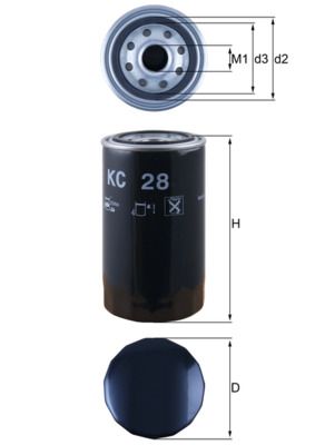 Fuel Filter KNECHT KC 28