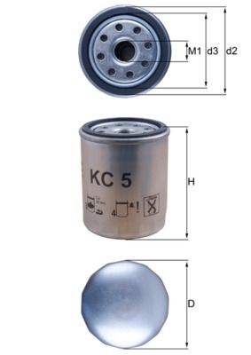 Fuel Filter KNECHT KC 5