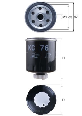 KNECHT KC 76 Fuel Filter