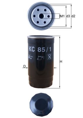 KNECHT KC 85/1 Fuel Filter