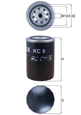 Fuel Filter KNECHT KC 8