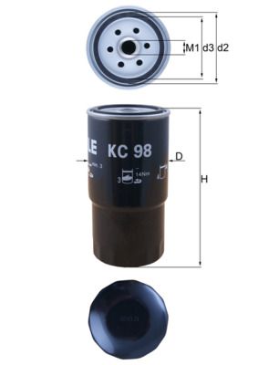 KNECHT KC 98 Fuel Filter