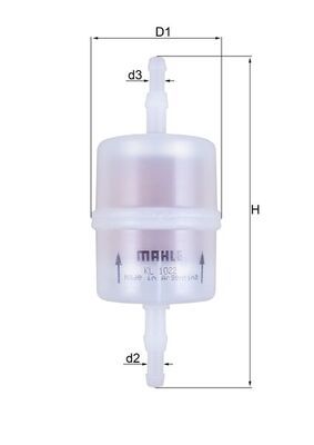 KNECHT KL 1022 Fuel Filter
