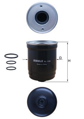 KNECHT KL 1193D Fuel Filter